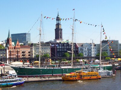 Museum ship landungsbrücken hanseatic city photo