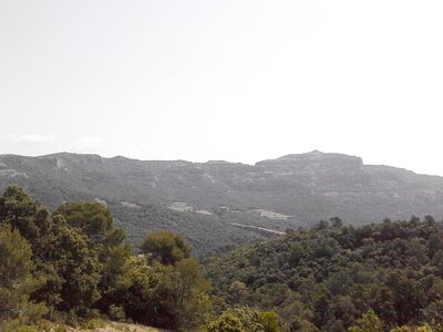 Mountain hiking landscape