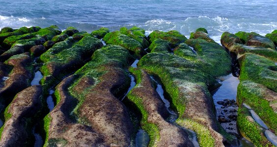 Stone taiwan sea water photo