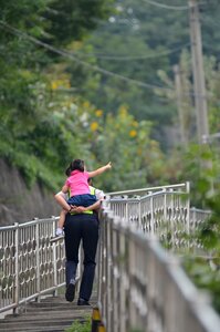 Police together walk