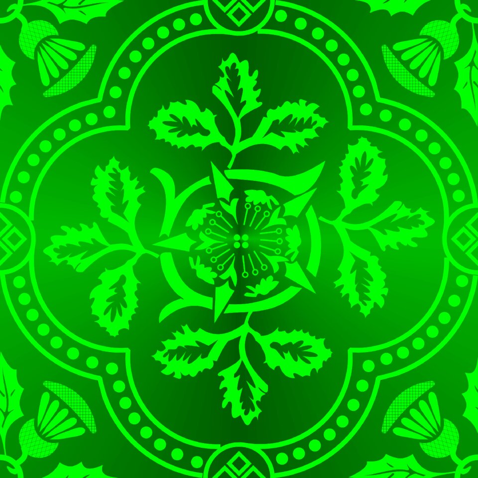 Green pattern background