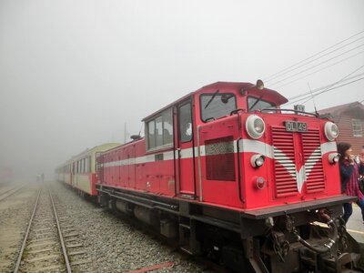 Mountain train photo