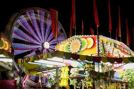 Festival rides night