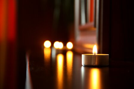 Candle fire light