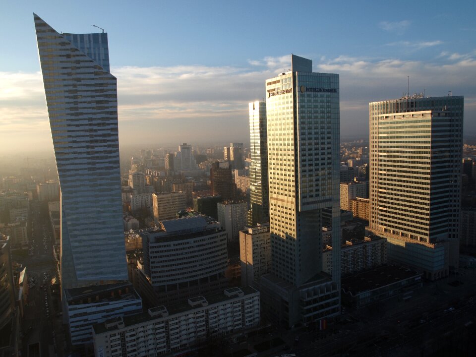 Skyscrapers warsaw business