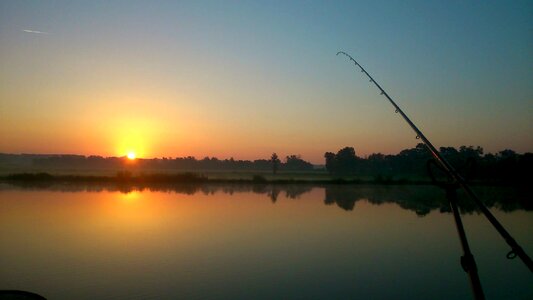 Sunset sunrise river