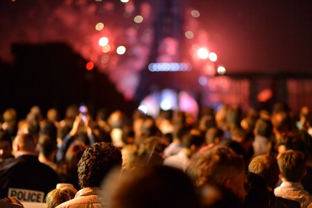 Crowded visitor night