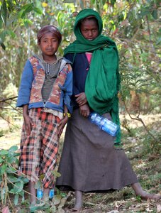 Ethiopia children poor photo