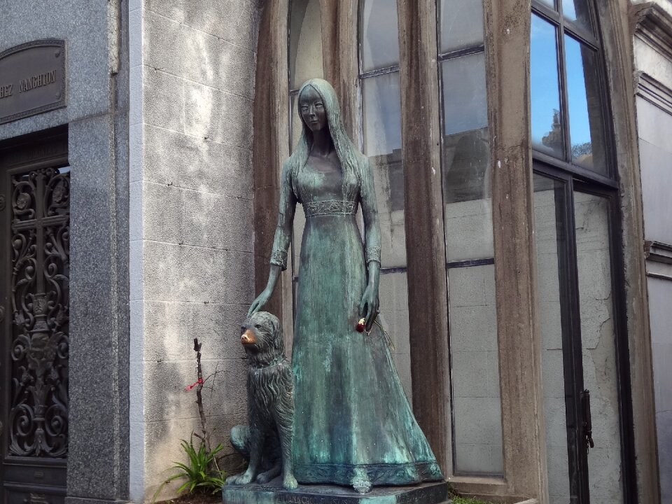 Recoleta cemetery funeral mausoleum