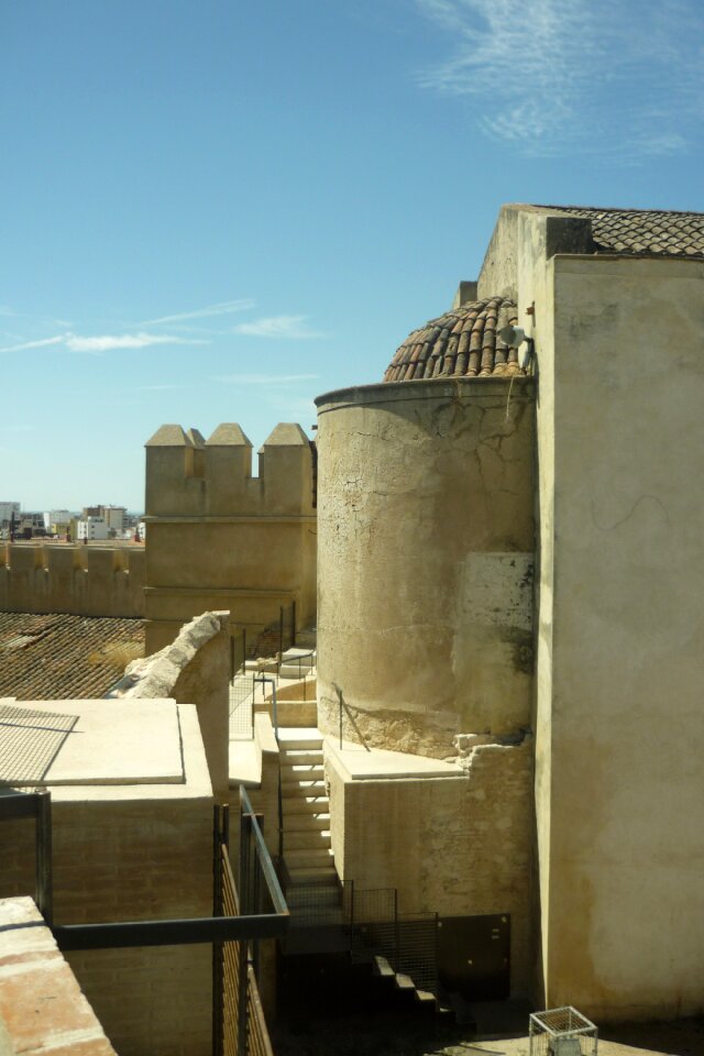 Alcazaba castle construction