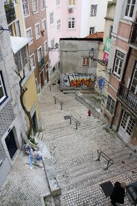 Center landscape staircase