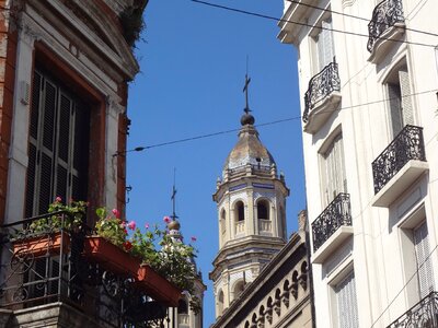 Church tower san telmo buenos aires