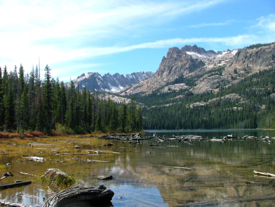 Placid scenic mountain