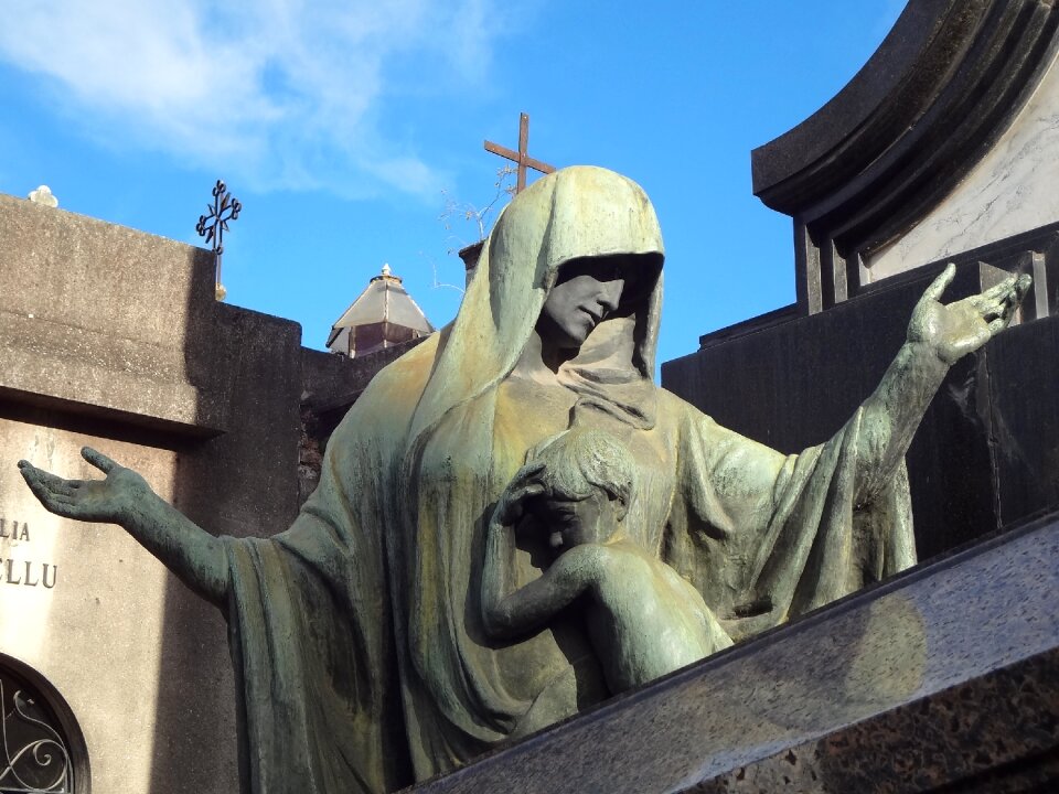 Recoleta cemetery funeral mausoleum