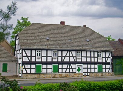 Village old house thuringia germany photo