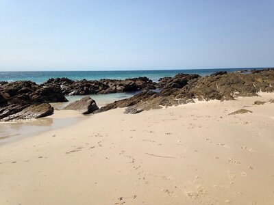 White sand nature paradise photo