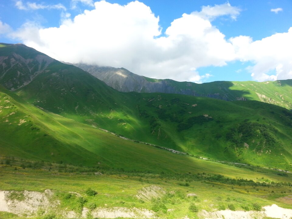 Landscape mountain rocks