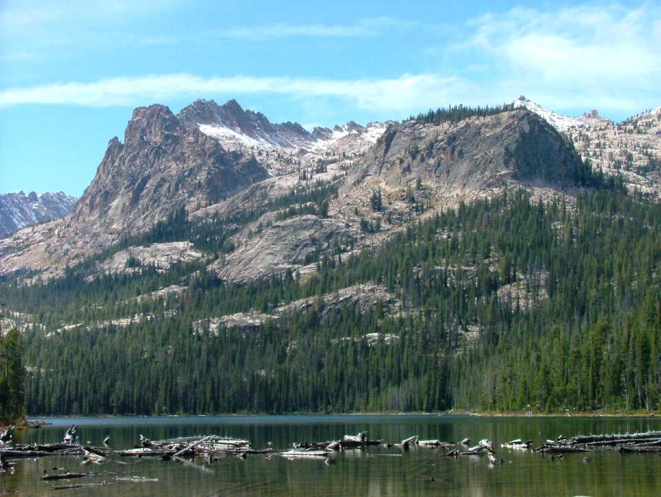 Placid scenic mountain
