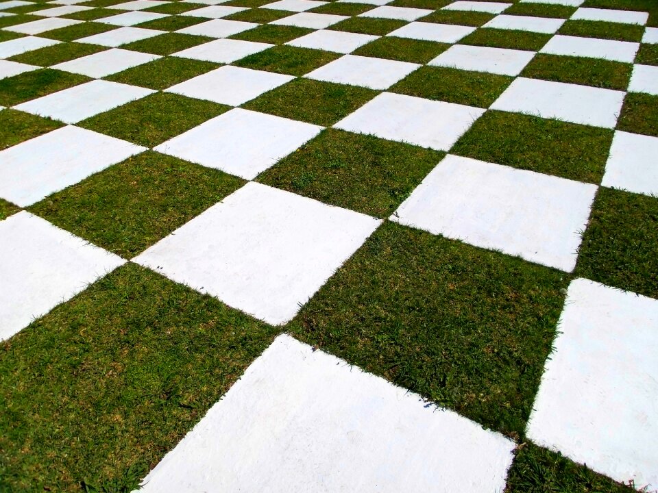 Grass decoration open air