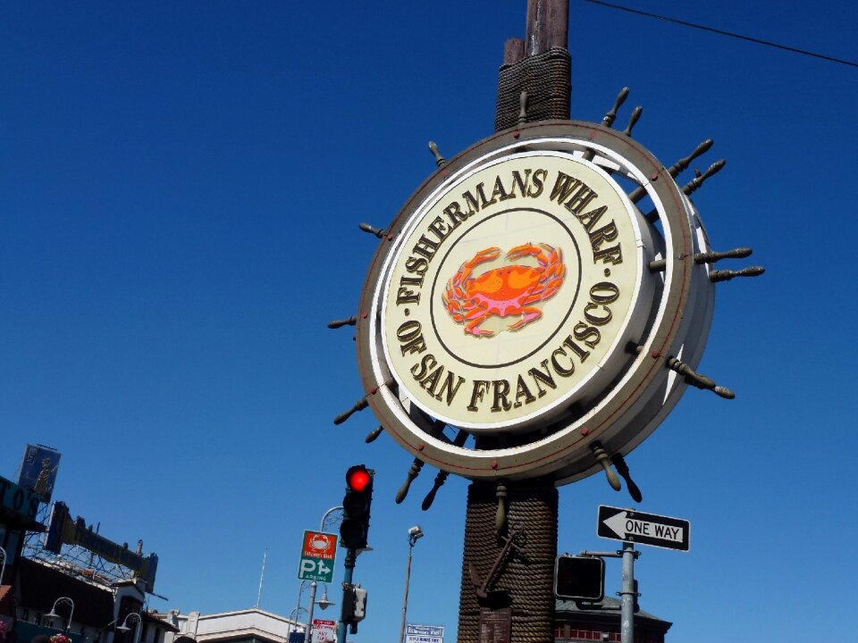 Restaurant sign seafood
