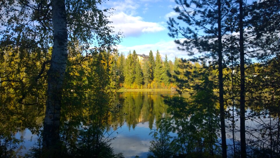 Calm landscape sky photo