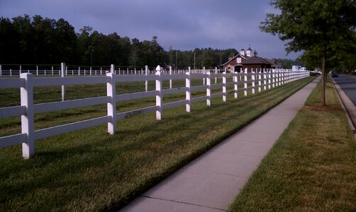 Ranch landscape equestrian