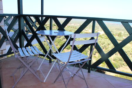 Holidays summer terrace