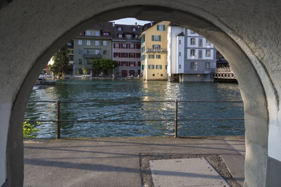 Water river reussteg
