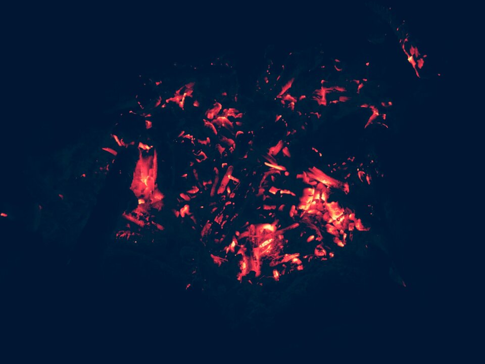 Firewood black campfire