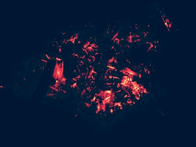 Firewood black campfire photo
