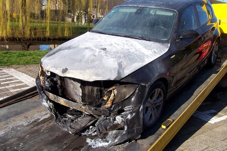 Car bmw accident