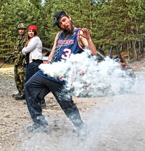 Man nature smoke