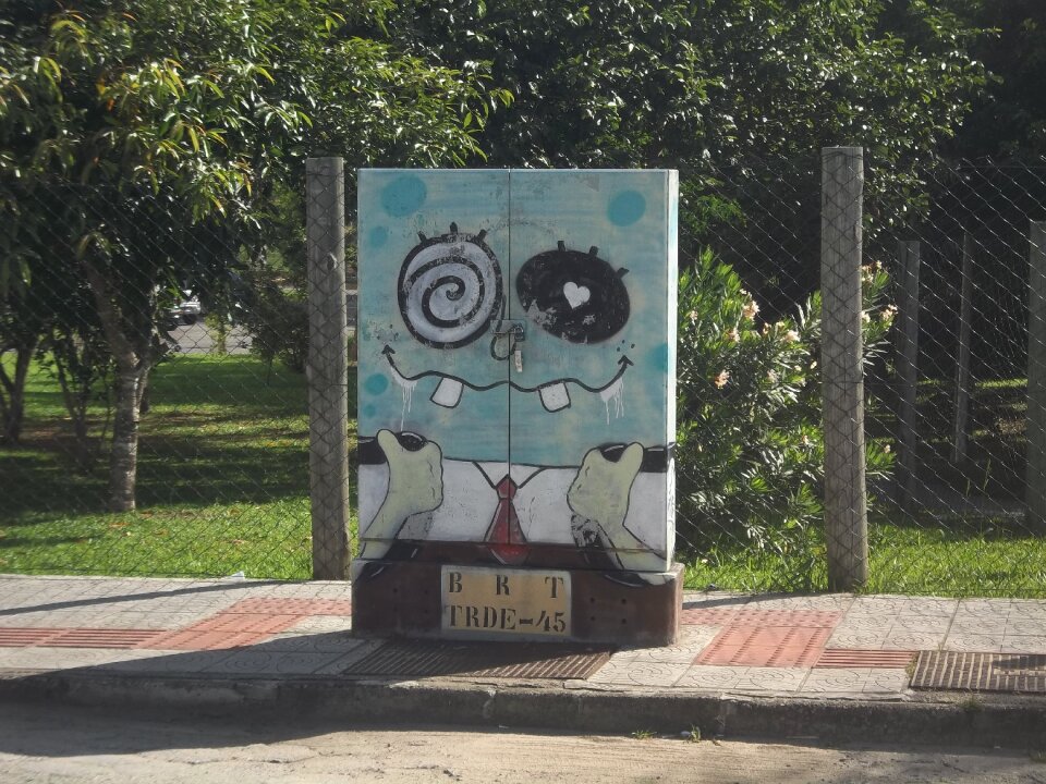 Street art painting
