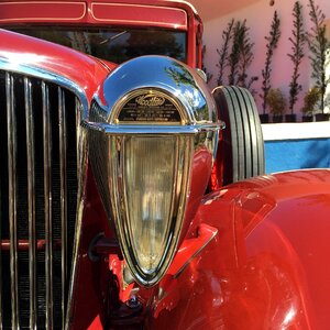 Old car lighthouse lantern