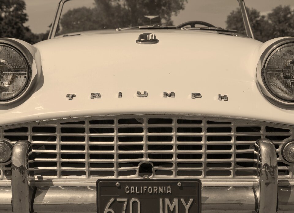 Calender in front sepia