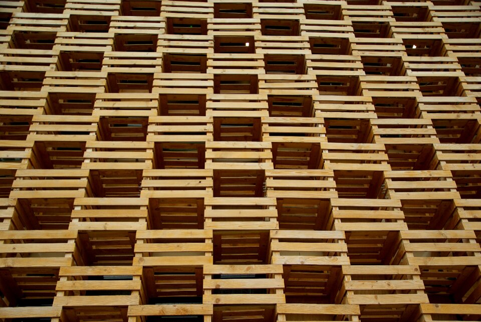 Architecture building facade wood photo