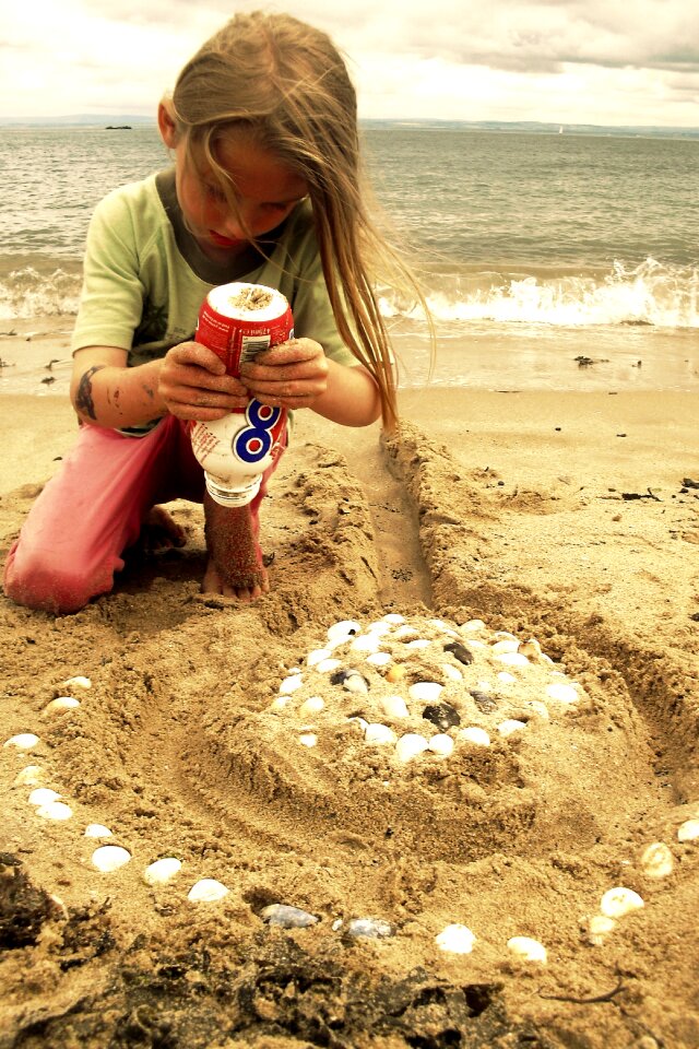 Child playing fun