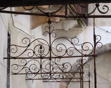 Jewellery metal balcony