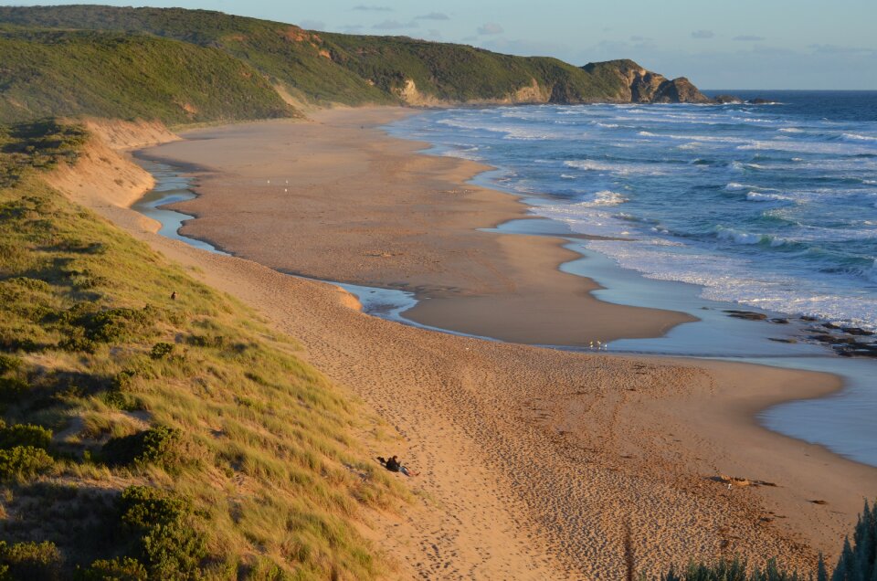 Coast seaside landscape dawn