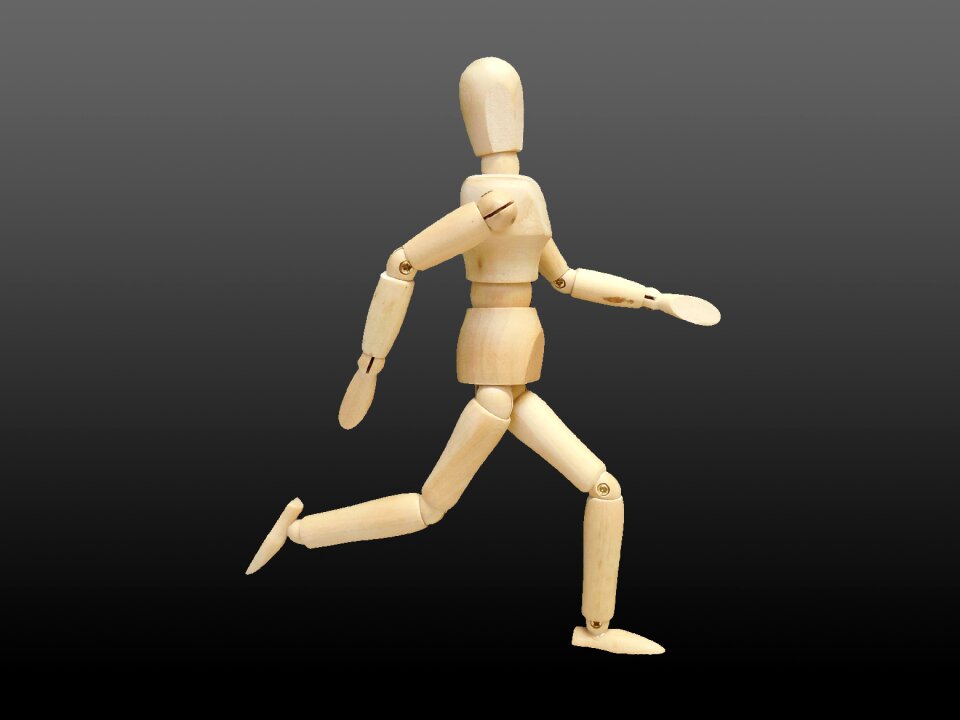 Athletes runners fast