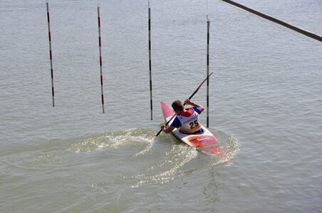 Kayak water paddle boat photo