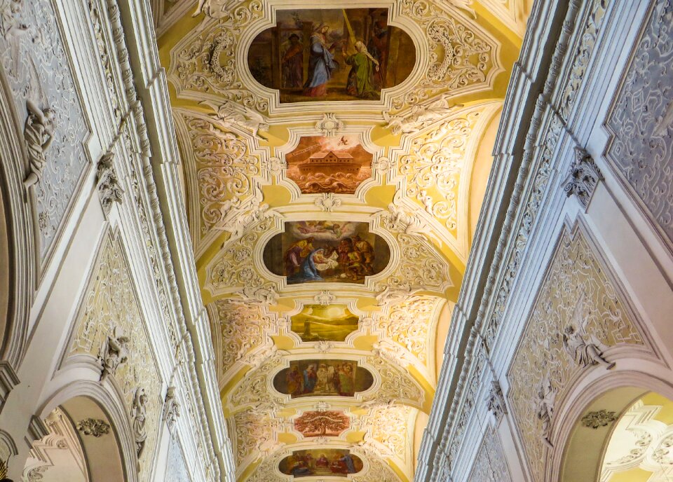 Ceiling painting faith historically