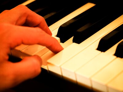 Music instrument piano keyboard