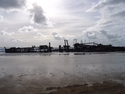 Ship sea shipwreck photo