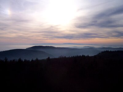 Alsace vosges north mist photo