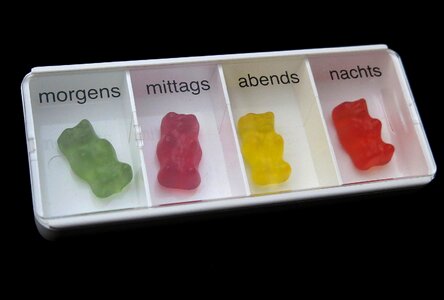Gummibärchen medical tablets