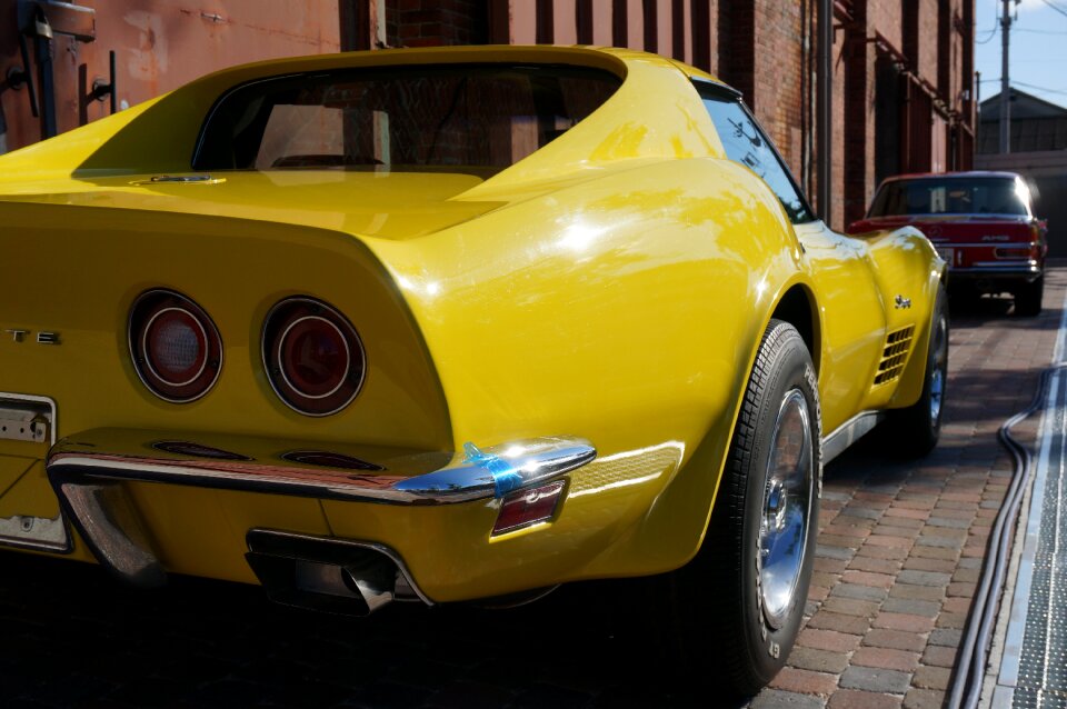 Yellow vintage summer