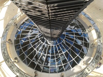 Reichstag capital glass dome photo