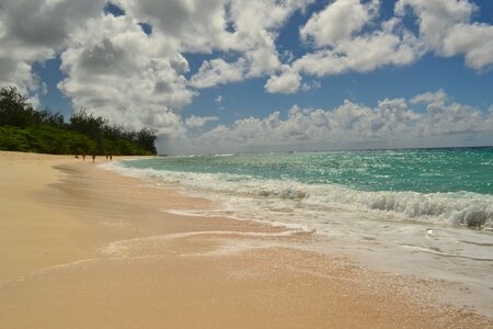 Sand ocean wave photo