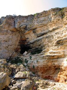 Rock sedimentary natural photo